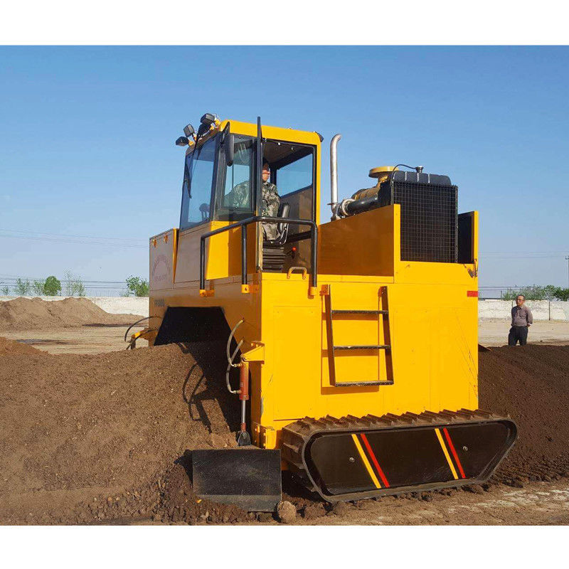 500-700 tipo di Turner Fermentation Compost Equipment Crawler dell'andana di M3/H