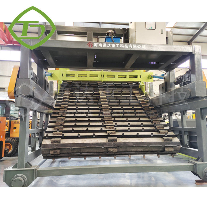 Tipo di piastra a catena Compost Turner Rapid Composting Machine Rifiuti organici animali