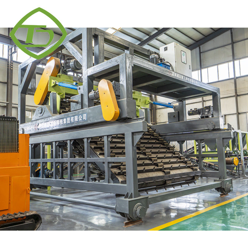 Tipo di piastra a catena Compost Turner Rapid Composting Machine Rifiuti organici animali