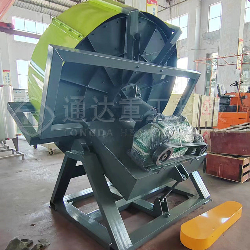 0.8-1.2 t/h Granulatore a disco di concime per granulazione di tipo umido Granulatore a disco di letame