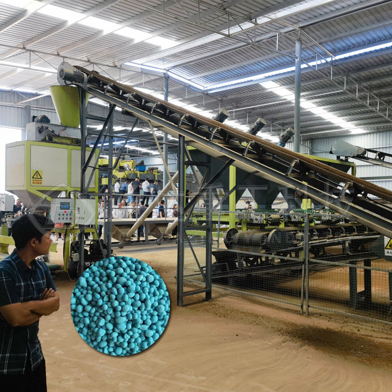 Macchina di compostaggio personalizzata per i rifiuti di letame di pollo per la linea di produzione di fertilizzanti organici