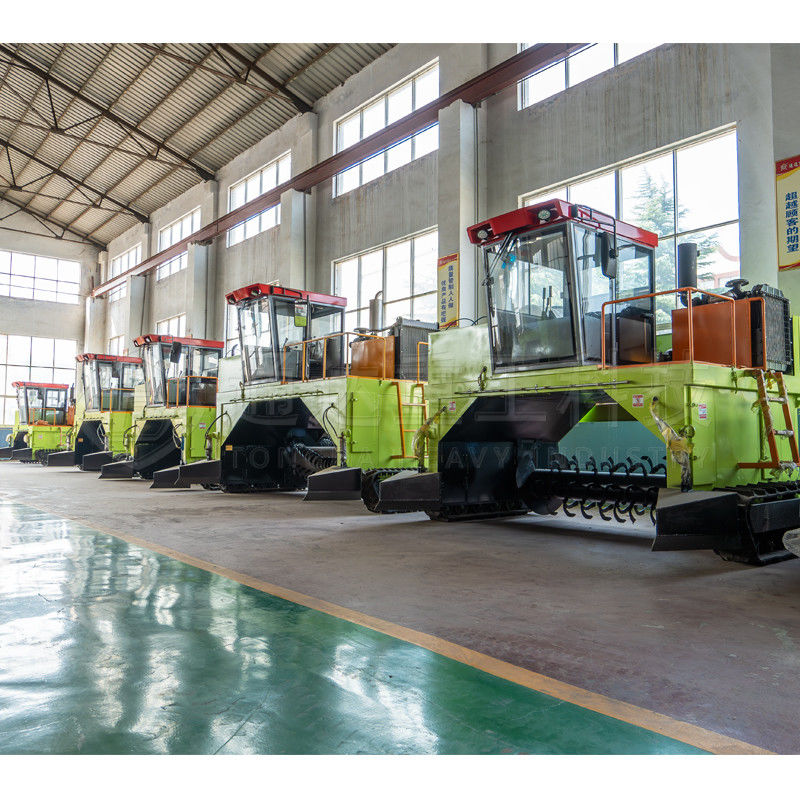 Agricoltura allevamento di bovini sterco tipo crawler compost machine making equipment