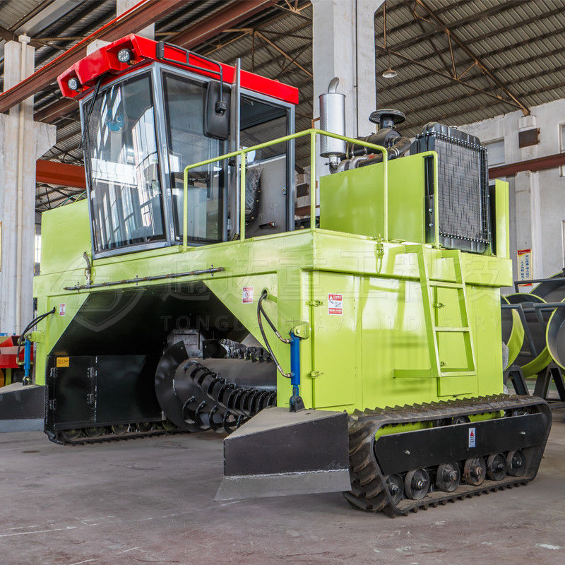 Agricoltura allevamento di bovini sterco tipo crawler compost machine making equipment