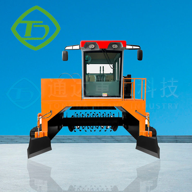 Macchina per la produzione di compost di tipo Crawler in fattoria di letame di mucca / Macchina per la produzione di compost di fertilizzanti organici